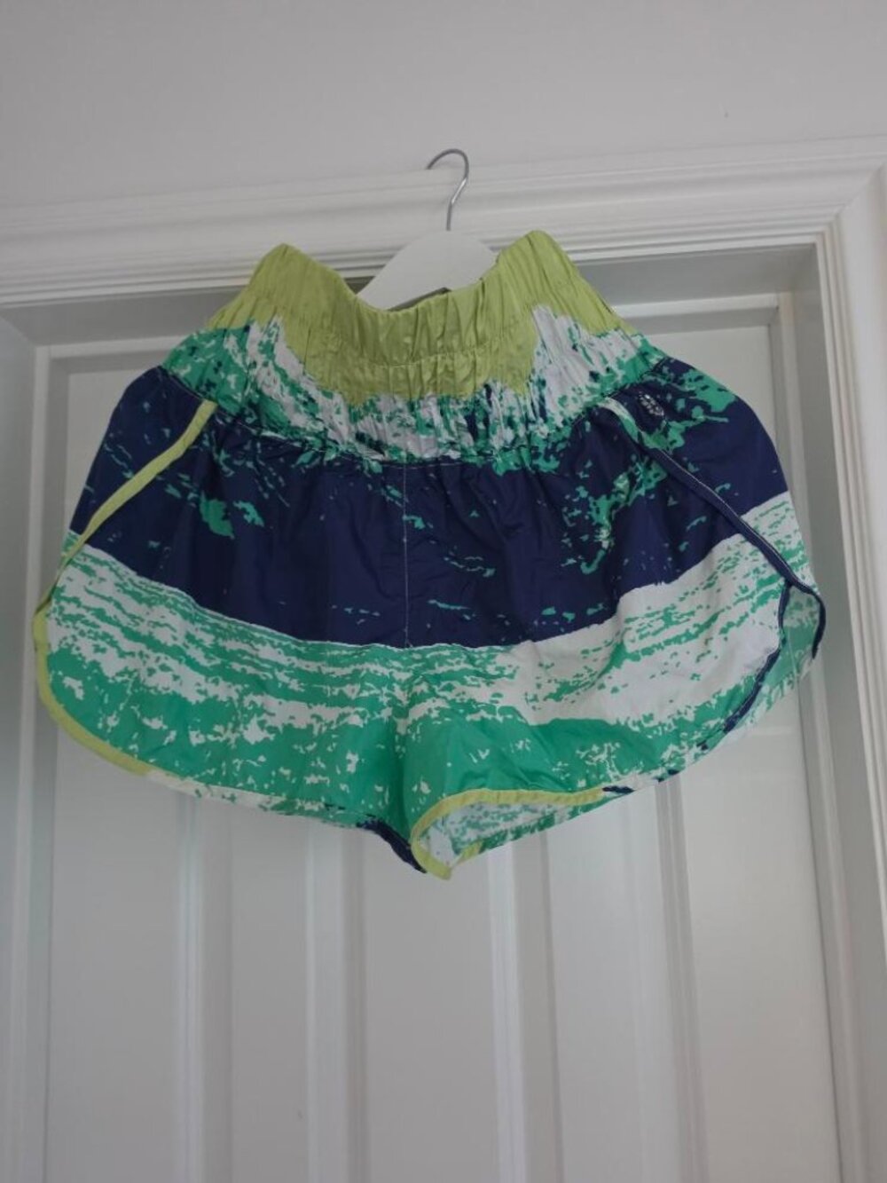 Free People Movement The Way Home Shorts – Mountains Blue/Green Size Large